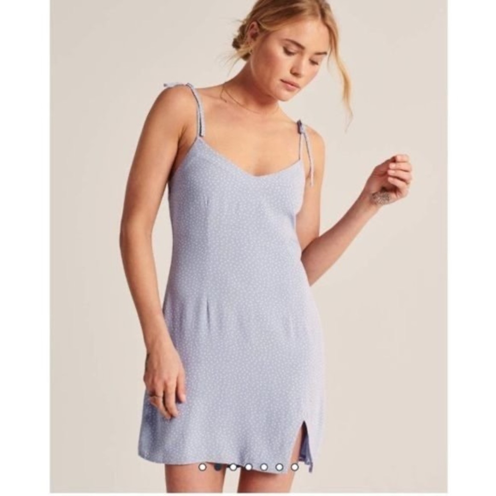 Abercrombie Blue Slip Dress